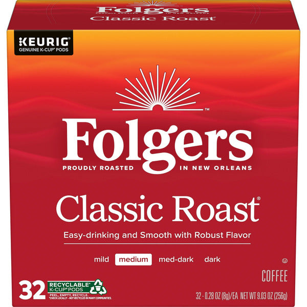 Folgers® K-Cup Classic Roast Coffee – 32 Count