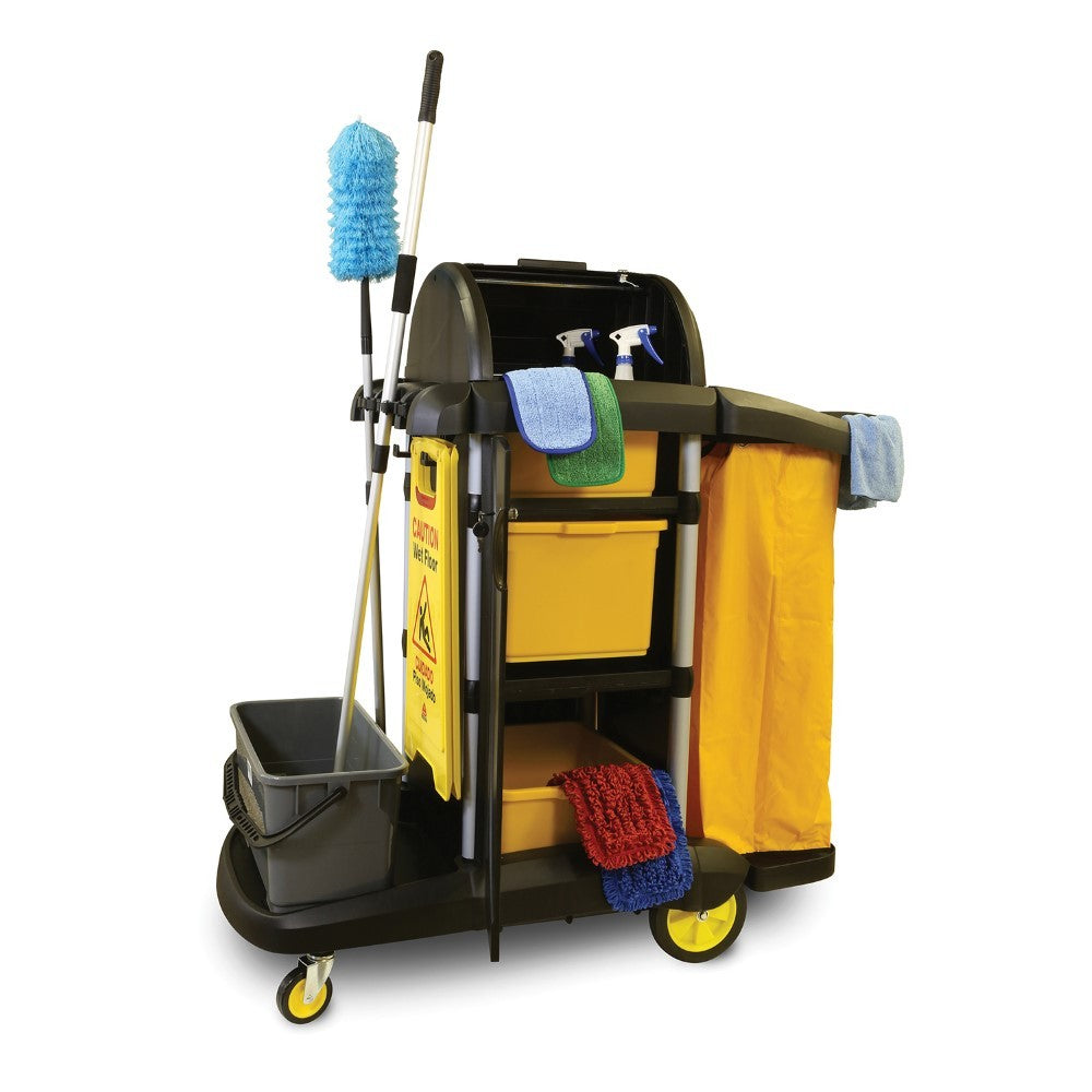 MaxiPlus® Deluxe Janitor Cart