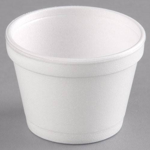 Dart® 12SJ20 12oz White Foam Food Container- 500ct